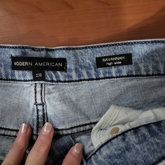Modern American Savannah wide leg jeans - Picture 3 of 3